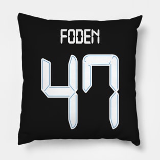 Phil Foden Man City 47 shirt Pillow