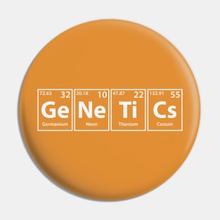 Genetics (Ge-Ne-Ti-Cs) Periodic Elements Spelling Pin