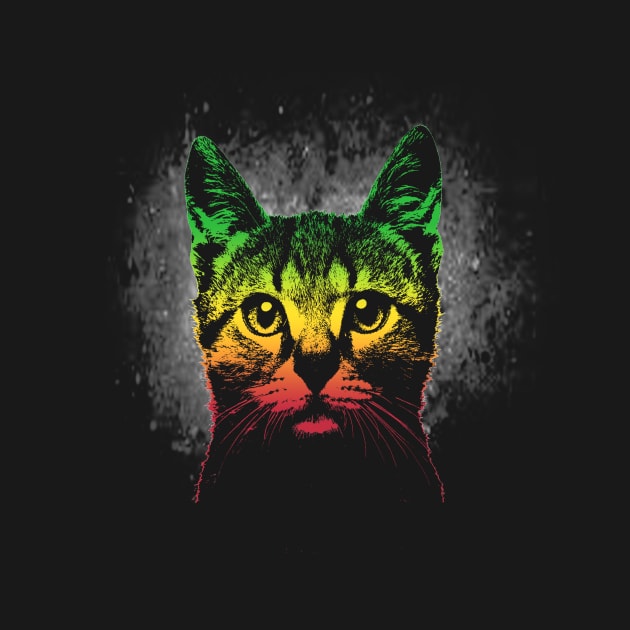 Cute Cat Reggae Color by tsign703