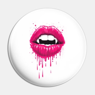 vampire lips Pin