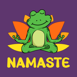 Yoga Frog - Namaste T-Shirt