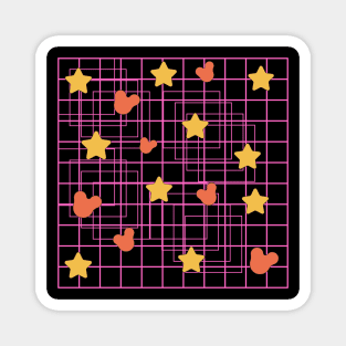 Cute Star pattern neon Magnet