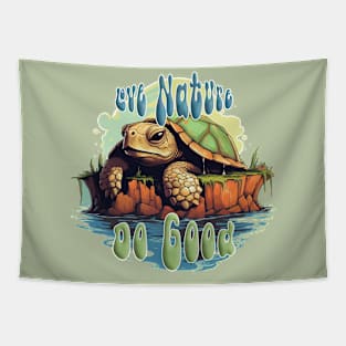 Love Nature / Do Good / Turtle Conservation Tapestry