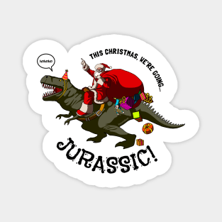 Jurassic Christmas Magnet