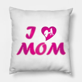 I Heart MOM Pillow