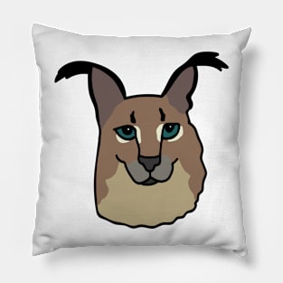 Big Floppa Meme Pillows & Cushions for Sale