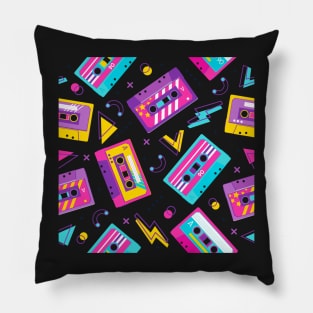 Colorful Music Mixtapes Pillow