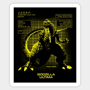 Godzilla Sticker - Yamerpro's Ko-fi Shop