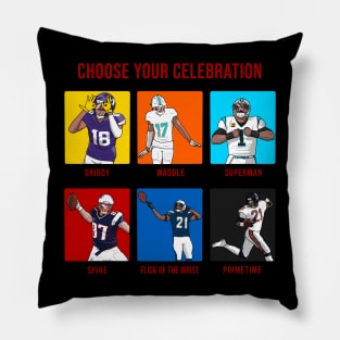 famous celebration in football Pillow