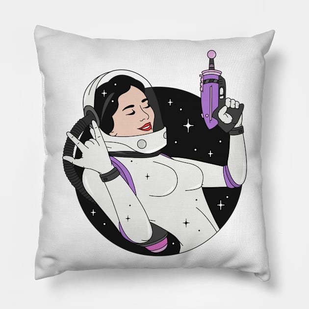 Astronaut Pillow by eromatica