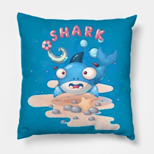 Sweet Baby Shark Pillow
