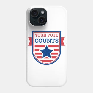 Your Vote Counts Design Phone Case