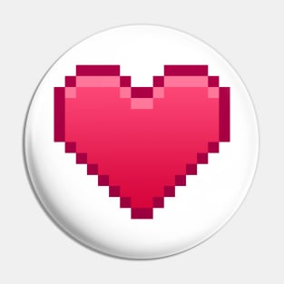 Pixel Heart Valentines Pin