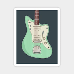 Surf Green JM Guitar Magnet