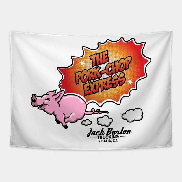 The Pork Chop Express Tapestry by carloj1956