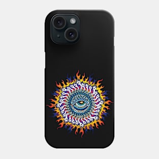 Psychedelic Eye Sun Phone Case