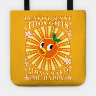 Thinking Sunny Thoughts Always Makes Me Happy Tote
