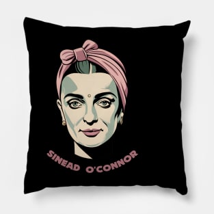 Sinead O'connor - Ilustration Retro Style Pillow