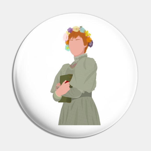 Anne Shirley Cuthbert Flowers Corolla FanArt Pin by senaeksi