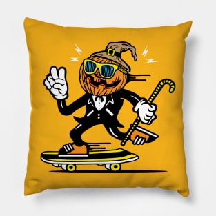 Pumpkin Skater Pillow