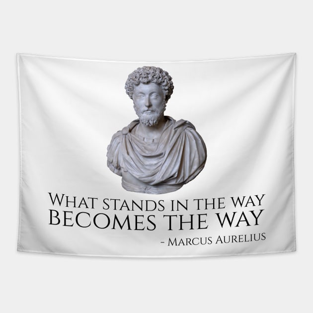 Marcus Aurelius Philosophy Stoicism Motivating Ancient Rome Tapestry by Styr Designs