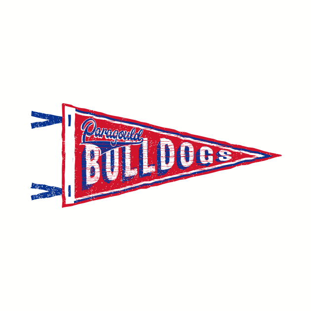 Paragould Bulldogs Pennant by rt-shirts