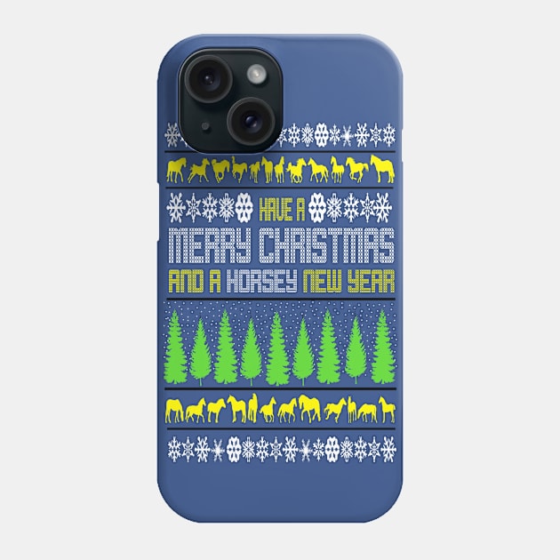 Horsey Christmas Phone Case by Shyflyer