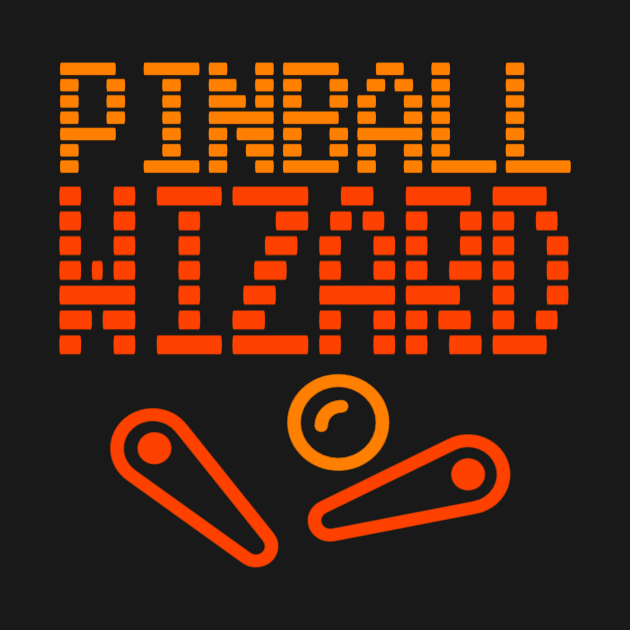 Pinball Wiz (Orange Edition) by LefTEE Designs
