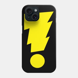 MADMAN Exclamation Bolt Classic Yellow! Phone Case