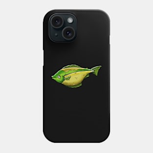 cute green fish Phone Case