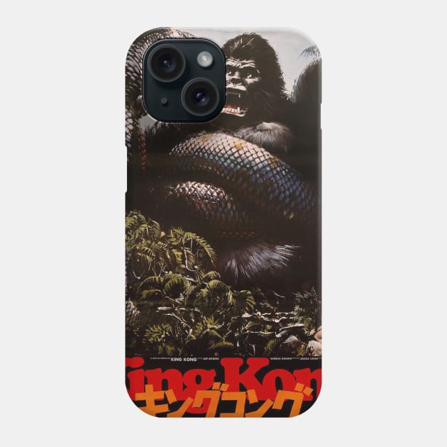 King Kong Japanese Phone Case by ribandcheese