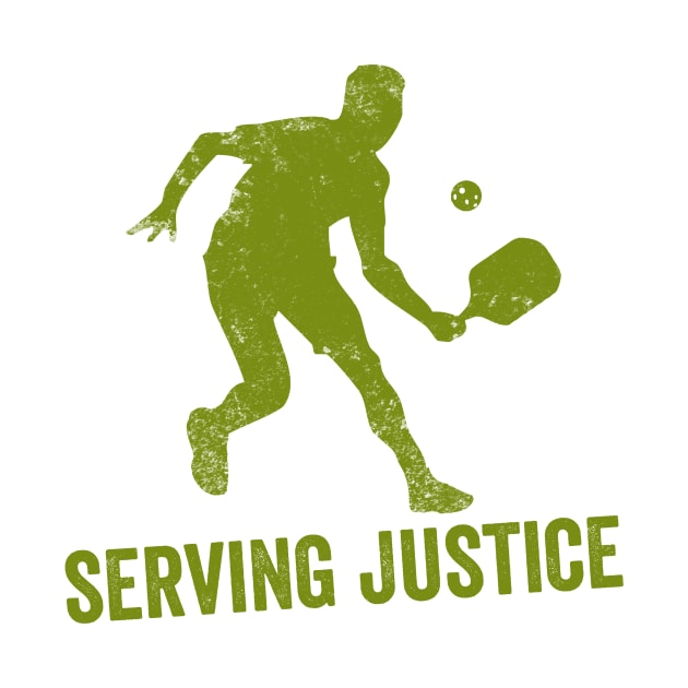 Pickleball Gifts Service Justice funny Pickleball Shirt by Mesyo