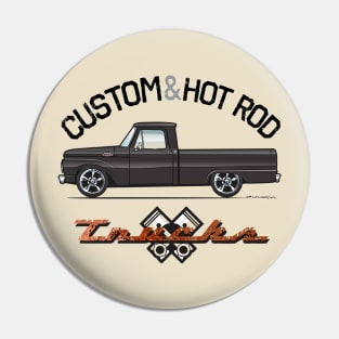 Custom and Hot Rod Black Pin