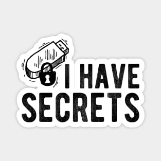 USB I Have Secrets Magnet