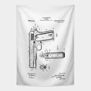 Colt 1911 Patent Tapestry
