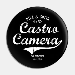 Team Rainbow LGBT Castro Camera. Milk & Smith Pin