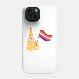 small and knowing lesbian clown Phone Case
