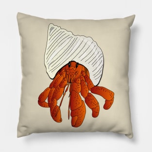 Hermit crab light version Pillow