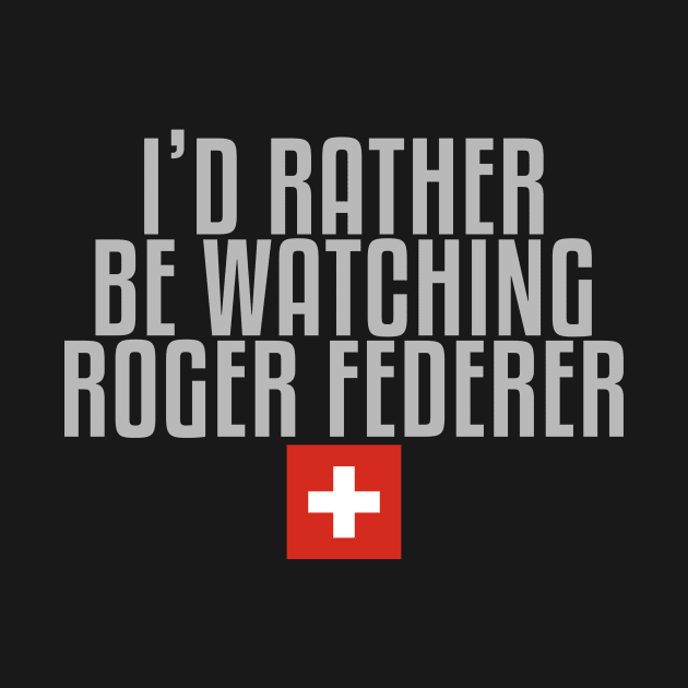 I'd rather be watching Roger Federer by mapreduce