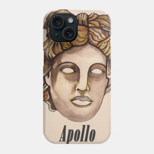 Watercolor Olimpic Apollo greek god Phone Case