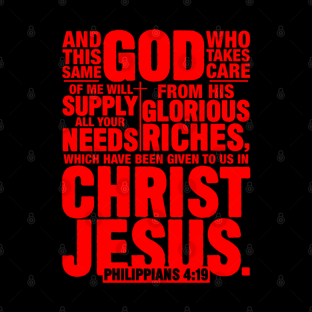 Philippians 4:19 by Plushism