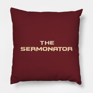 Pastor Appreciation Gifts - The Sermonator Funny Gift Ideas Minister Preacher & Jewish Rabbi Pillow