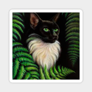 cat fern 3 Magnet