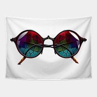 Dark styled glasses Tapestry