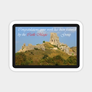 Corfe Castle Banner Magnet