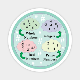 types of Numbers in mathematics for math students Magnet