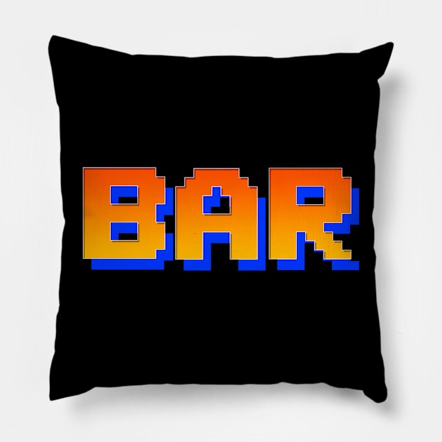 Bar Pillow by Decideflashy