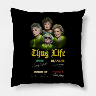 thug life golden Pillow