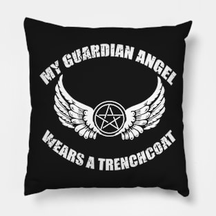 Angels wear treanchcoat Pillow