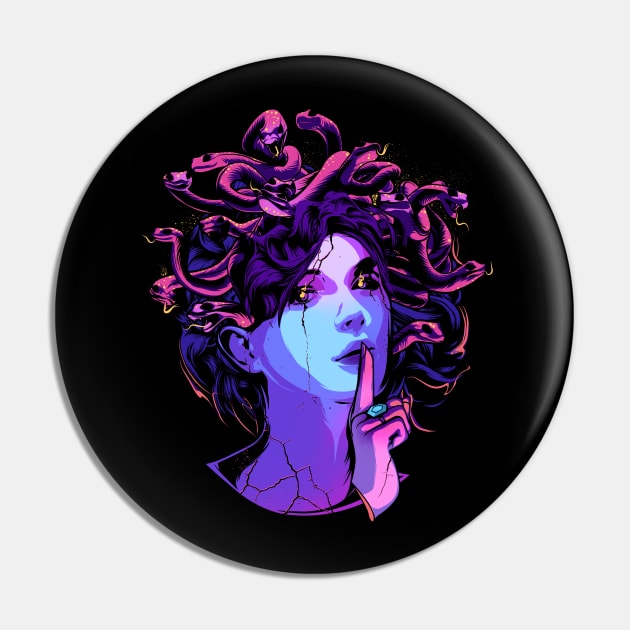 Medusa Pin by Heymoonly